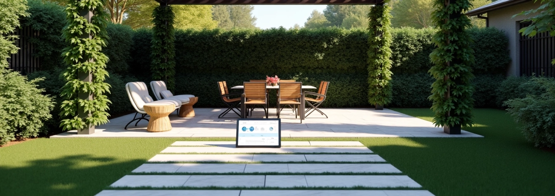 pergolas adaptées aux jardins français