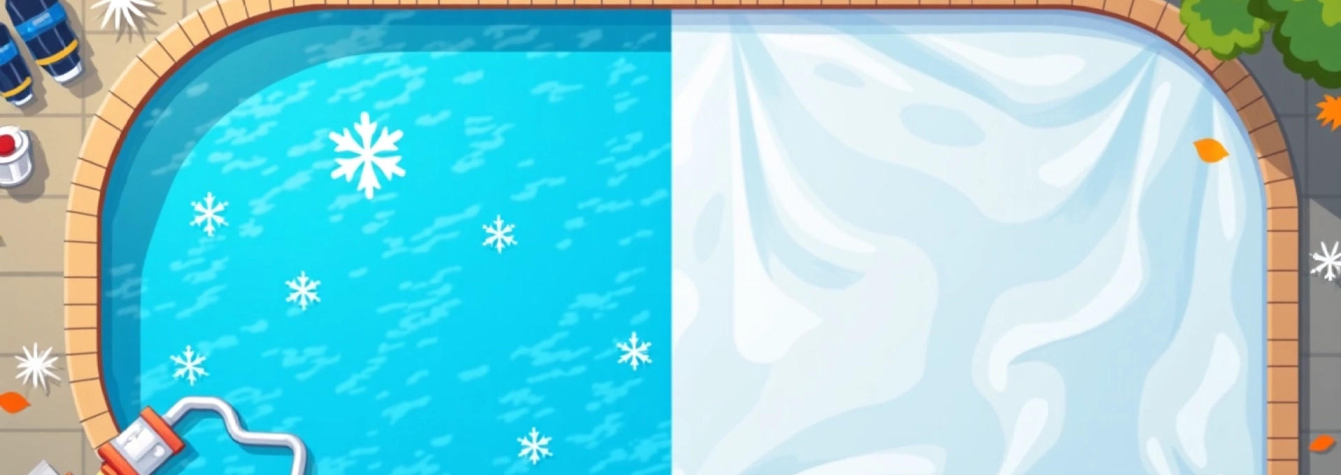 équipements à vérifier à l'hivernage de la piscine